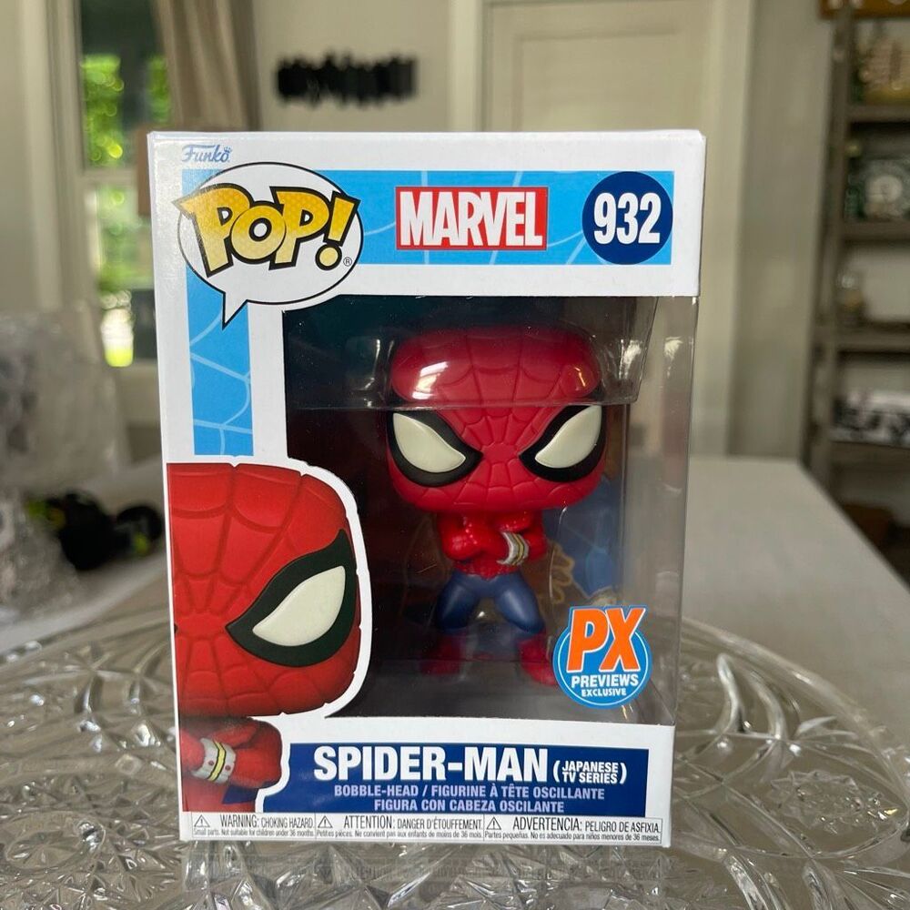 Funko Pop! Marvel #932 Spider-Man (Japanese TV Series) PX Previews Exclusive